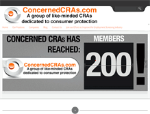 Tablet Screenshot of concernedcras.com